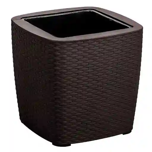 Plasticos Mq Macetero Capri Wengue