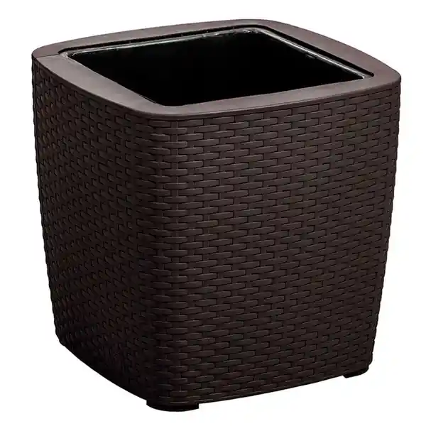 Plasticos Mq Macetero Capri Wengue