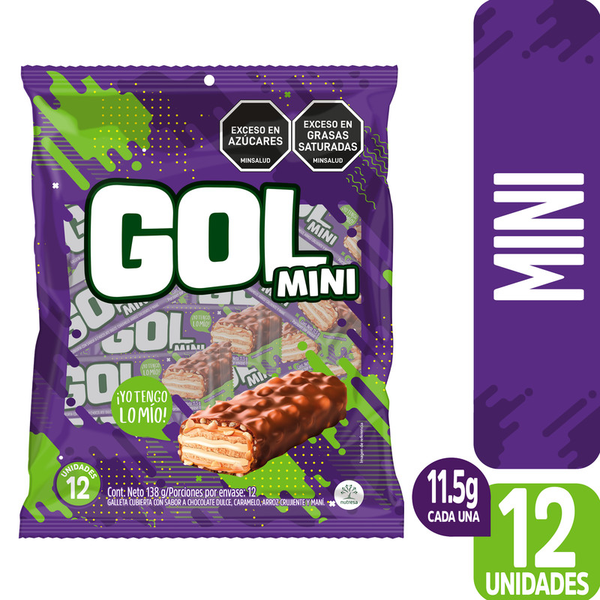 Gol Chocolatina Mini 138 g