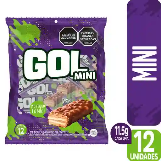 Chocolatina Gol Mini 12 Unds C/u