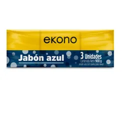 Jabon en Barra Azul Ekono