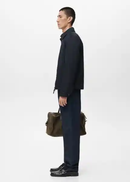 Chaqueta Murrey Navy Talla M Hombre Mango