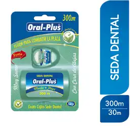 Oral Plus Seda Dental con Flúor y Cera de Abejas