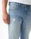 Jean Slim Fit Medio Azul Cristalino Claro 32/32 Chevignon