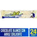 Crujijet Tableta de Chocolate Blanco con Arroz Crujiente 