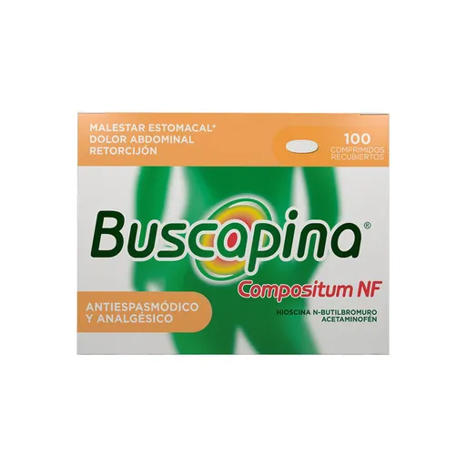 Buscapina Compostium 10-325mg X100 Tabletas