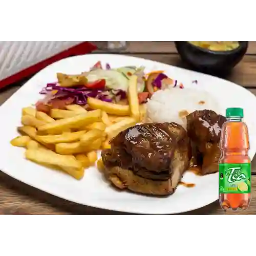 Combo Costillas BBQ + Mr Tea Lim��n 300 ml
