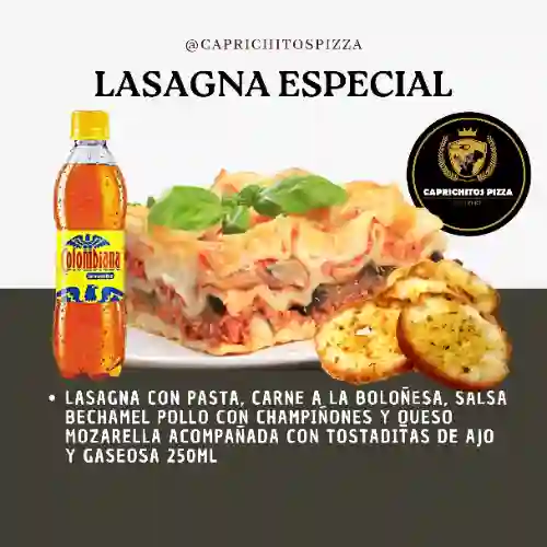 Lasagna Especial de 450gramos