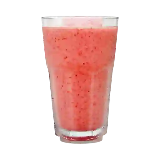 Jugo Natural de Fresa en Leche