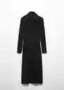 Vestido Cam Negro Talla M Mujer Mango
