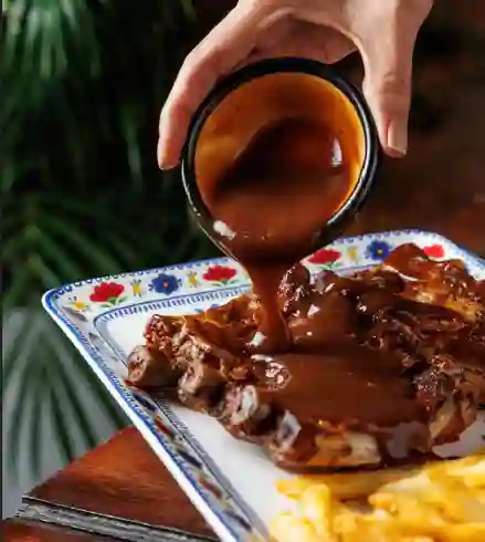 Costillas de cerdo bbq