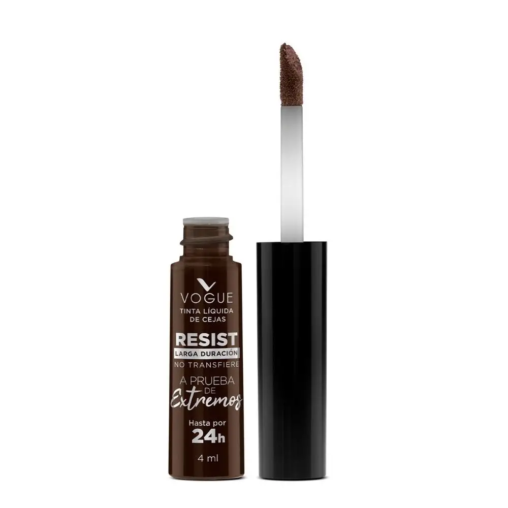 Vogue Tinta Líquida de Cejas Resist Tono Caoba
