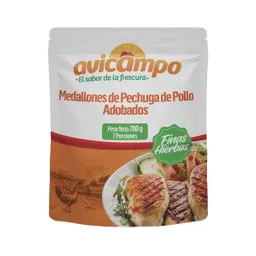 Medallones de Pechuga Avicampo Finas Hierbas