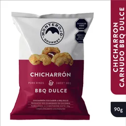 Monte Rojo Chicharrón Carnudo BBQ Dulce Club Colombia 90g