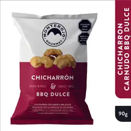 Monte Rojo Chicharrón Carnudo BBQ Dulce Club Colombia 90g
