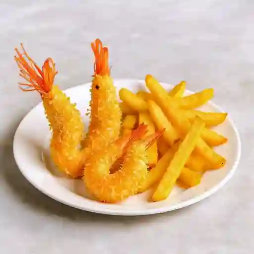 Langostinos Empanizados con Coco
