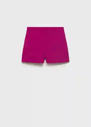 Short Lilo Fucsia Talla 40 Mujer Mango