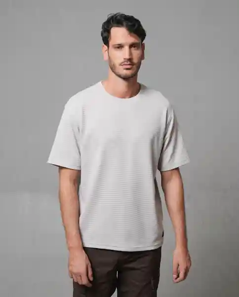 Camiseta Hombre Gris Talla M 103G010_GGRI144203 Rifle