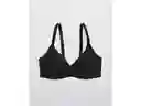 American Eagle Brasier Aerie Real Free Negro Real Talla 36 B