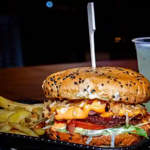 Hamburguesa Sencilla con Papitas