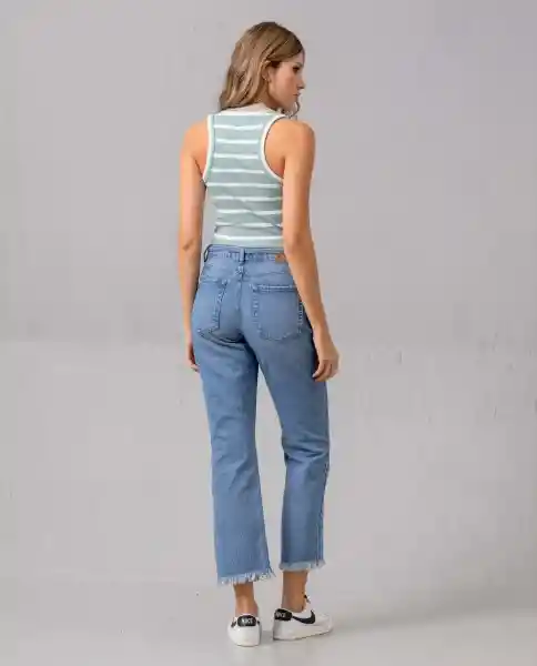 Camiseta Crop Mujer Verde Valquiria Claro Talla M 38167 Rifle