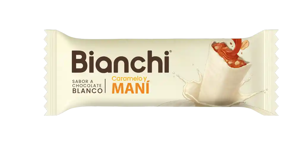 Bianchi Barra Maní y Chocolate Blanco 40 g