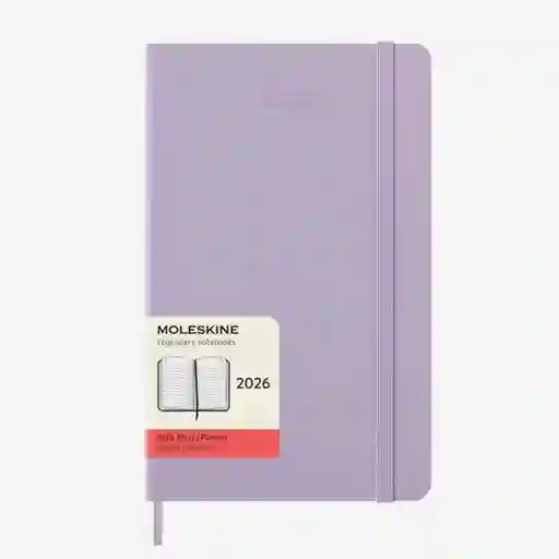 Moleskine Agenda Diaria Lila Grande Hc 2026