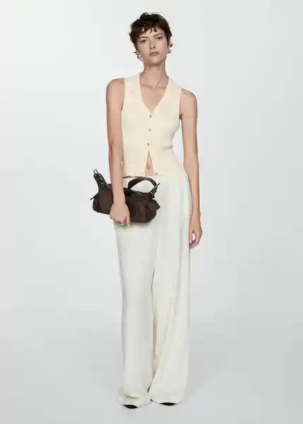 Top Ali Crudo Talla XL Mujer Mango