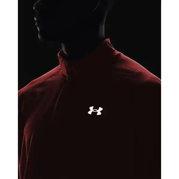 Under Armour Buzo Streaker Half Zip Hombre Rojo Talla SM