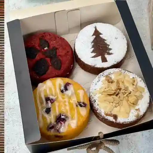 Caja x 4 tortas mini surtidas