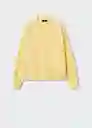 Jersey Paris Amarillo Talla M Mujer Mango