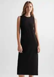 Vestido Andratx Negro Talla 20 Teen Niñas Mango