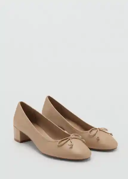 Zapatos Mer Caramelo Talla 39 Mujer Mango