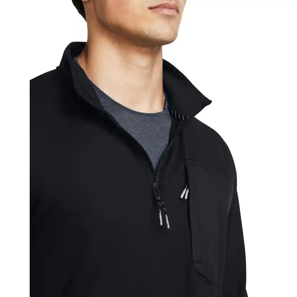 Under Armour Buzo Run Trail Quarter Zip Hombre Negro LG