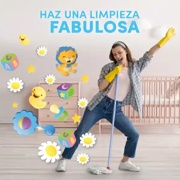 Fabuloso Limpiapiso Antibacterial Bebe 1 L