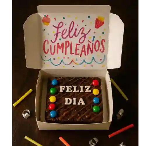 Brownie Feliz Día