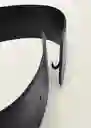 Cinturón Sel Negro Talla M Mujer Mango