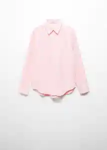 Camisa Marble Rosa Palo Talla 24 Mujer Mango