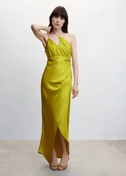 Vestido Purmina Lima Talla S Mujer Mango