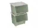 Caja de Apilar Plástica Casaideas