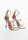 Zapatos Cala Plata Talla 38 Mujer Mango