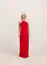 Vestido Turin Rojo Talla S Mujer Mango