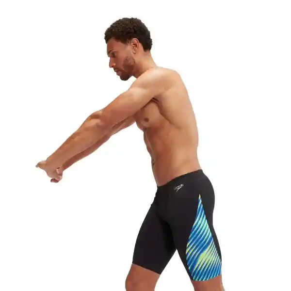 Pantalón Baño Alov V-Cut Jammer Amarillo Blue/Green 30 Speedo