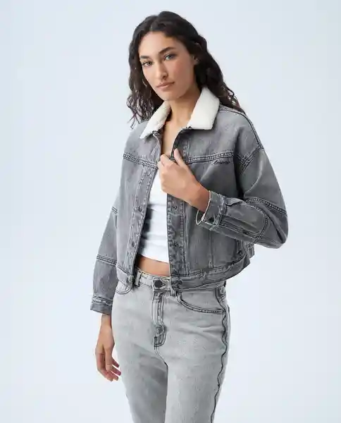 Chaqueta Mujer Gris Talla M 322F003 Americanino