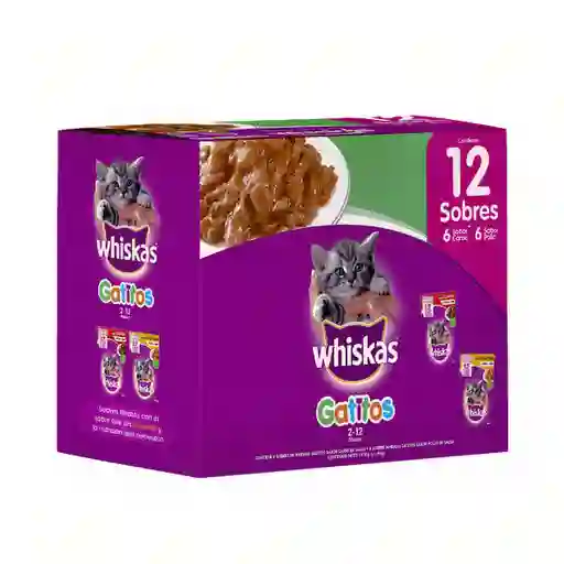 Whiskas Pack Alimento Para Gato 1020 g