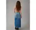 Falda Mujer Azul Talla 12 American Eagle