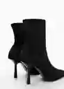 Botines Glo Negro Talla 39 Mujer Mango