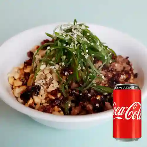Combo Dan Dan Noodles de Cerdo +cocacola S/az 330 ml