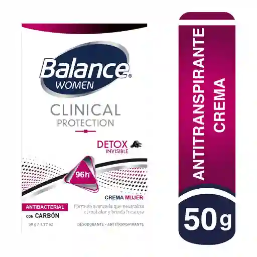 Balance Desodorante en Crema Clinical Detox Invisible