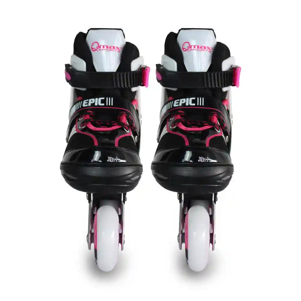 Qmax Patines Ajustable Epic/Pink Talla M PW120NPM